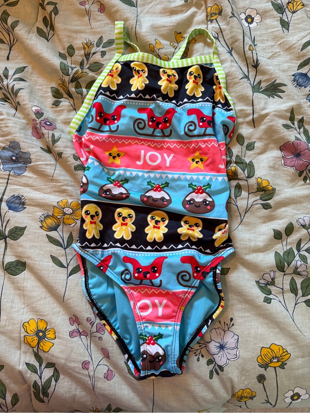 Dolfin Christmas Print One-Piece Swimsuit